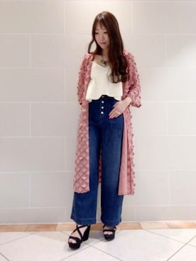 「インディゴデニム」｜DEICYさん（レディース・159cm）の春コーディネート