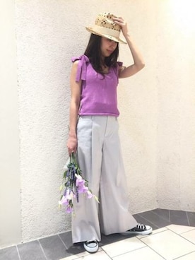 「DEICY（デイシー）のアイテム」を使った、DEICYさん（レディース・159cm）の春コーディネート