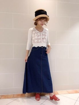 「DEICY（デイシー）のアイテム」を使った、DEICYさん（レディース・159cm）の春コーディネート