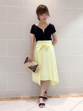 「DEICY（デイシー）のアイテム（バッグ）」を使った、DEICYさん（レディース・159cm）の夏コーディネート