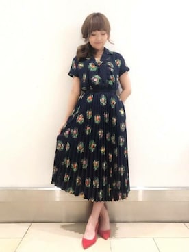 「プリーツ」｜DEICYさん（レディース・159cm）の春コーディネート