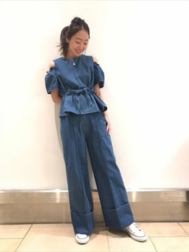 「DEICY（デイシー）のアイテム」を使った、DEICYさん（レディース・159cm）の夏コーディネート