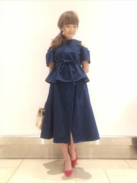 「DEICY（デイシー）のアイテム」を使った、DEICYさん（レディース・159cm）の夏コーディネート