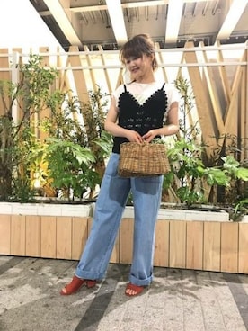 「DEICY（デイシー）のアイテム（パンツ）」を使った、DEICYさん（レディース・159cm）の夏コーディネート