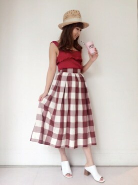 DEICYさん（レディース・159cm）の夏コーディネート