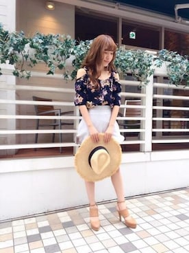 「DEICY（デイシー）のアイテム」を使った、DEICYさん（レディース・159cm）の夏コーディネート