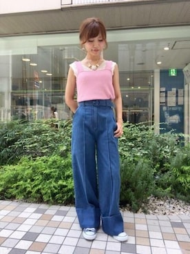 DEICYさん（レディース・159cm）の夏コーディネート