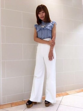 「DEICY（デイシー）のアイテム」を使った、DEICYさん（レディース・159cm）の夏コーディネート