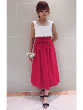 「DEICY（デイシー）のアイテム」を使った、DEICYさん（レディース・159cm）の夏コーディネート