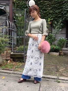 「DEICY（デイシー）のアイテム」を使った、DEICYさん（レディース・159cm）の秋コーディネート