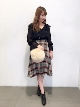 「DEICY（デイシー）のアイテム」を使った、DEICYさん（レディース・159cm）の秋コーディネート
