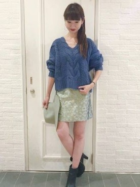 「DEICY（デイシー）のアイテム」を使った、DEICYさん（レディース・159cm）の秋コーディネート