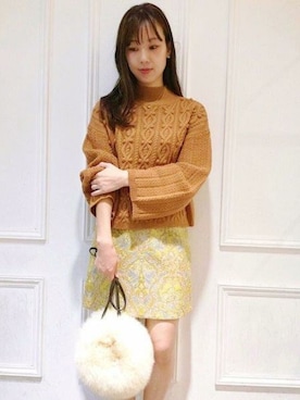 「DEICY（デイシー）のアイテム（バッグ）」を使った、DEICYさん（レディース・161cm）の秋コーディネート