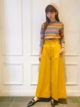 「DEICY（デイシー）のアイテム（帽子）」を使った、DEICYさん（レディース・164cm）の秋コーディネート