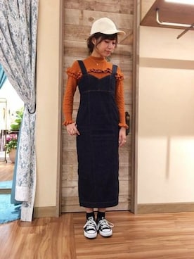 「DEICY（デイシー）のアイテム」を使った、DEICYさん（レディース・160cm）の秋コーディネート
