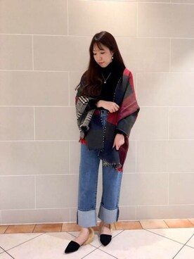 「DEICY（デイシー）のアイテム」を使った、DEICYさん（レディース・159cm）の冬コーディネート