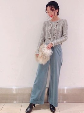 「DEICY（デイシー）のアイテム」を使った、DEICYさん（レディース・160cm）の冬コーディネート