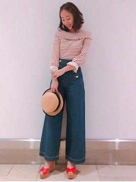 「マリン」｜DEICYさん（レディース・164cm）の春コーディネート