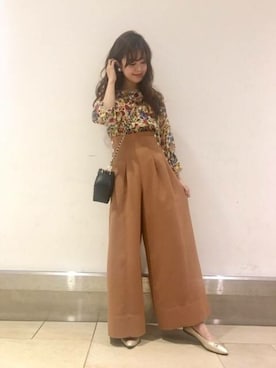 「DEICY（デイシー）のアイテム（バッグ）」を使った、DEICYさん（レディース・160cm）の春コーディネート