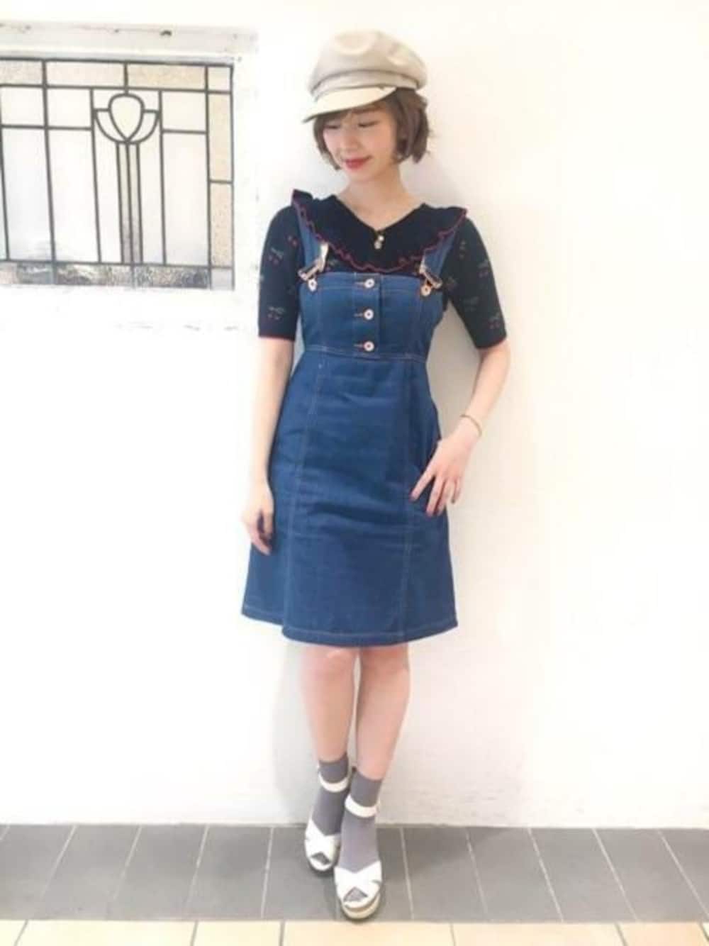 deicy - deicy チェリー柄半袖ニット DEICY（デイシー）の「チェリー柄ニットプルオーバー （ニット