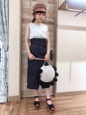 「DEICY（デイシー）のアイテム」を使った、DEICYさん（レディース・160cm）の春コーディネート