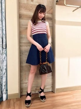 「DEICY（デイシー）のアイテム」を使った、DEICYさん（レディース・160cm）の春コーディネート