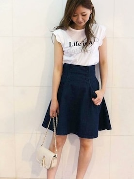 「DEICY（デイシー）のアイテム」を使った、DEICYさん（レディース・161cm）の春コーディネート