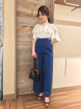 「DEICY（デイシー）のアイテム」を使った、DEICYさん（レディース・158cm）の夏コーディネート