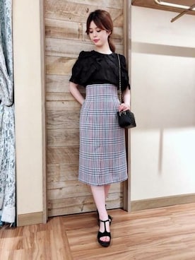 「DEICY（デイシー）のアイテム（バッグ）」を使った、DEICYさん（レディース・158cm）の夏コーディネート