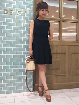 「DEICY（デイシー）のアイテム」を使った、DEICYさん（レディース・160cm）の夏コーディネート