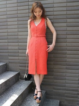 「DEICY（デイシー）のアイテム」を使った、DEICYさん（レディース・161cm）の夏コーディネート