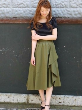 「DEICY（デイシー）のアイテム」を使った、DEICYさん（レディース・161cm）の夏コーディネート