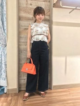 「DEICY（デイシー）のアイテム」を使った、DEICYさん（レディース・160cm）の夏コーディネート