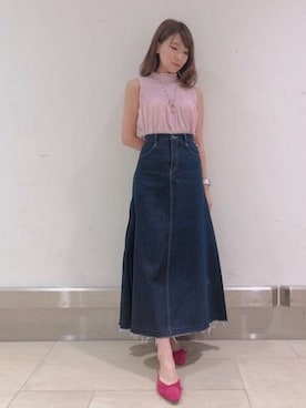 「DEICY（デイシー）のアイテム」を使った、DEICYさん（レディース・159cm）の夏コーディネート