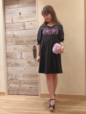 「DEICY（デイシー）のアイテム」を使った、DEICYさん（レディース・151cm）の夏コーディネート