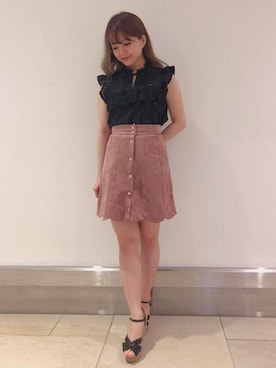 「DEICY（デイシー）のアイテム」を使った、DEICYさん（レディース・151cm）の夏コーディネート