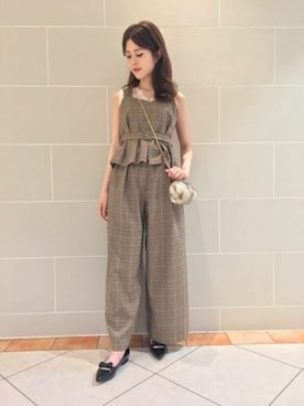 「DEICY（デイシー）のアイテム」を使った、DEICYさん（レディース・157cm）の夏コーディネート