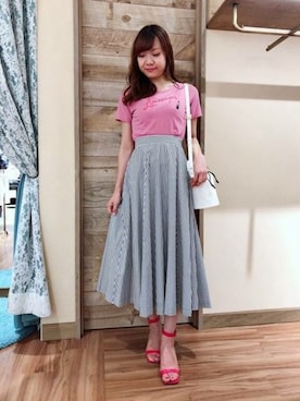 「リップ」｜DEICYさん（レディース・160cm）の夏コーディネート