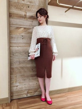 「DEICY（デイシー）のアイテム」を使った、DEICYさん（レディース・158cm）の夏コーディネート