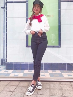 「DEICY（デイシー）のアイテム（パンツ）」を使った、DEICYさん（レディース・160cm）の夏コーディネート