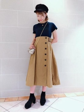 「マリン」｜DEICYさん（レディース・160cm）の秋コーディネート