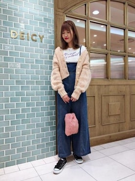「DEICY（デイシー）のアイテム」を使った、DEICYさん（レディース・168cm）の秋コーディネート