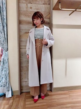「DEICY（デイシー）のアイテム（その他アウター）」を使った、DEICYさん（レディース・160cm）の冬コーディネート