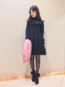 「DEICY（デイシー）のアイテム」を使った、DEICYさん（レディース・158cm）の冬コーディネート