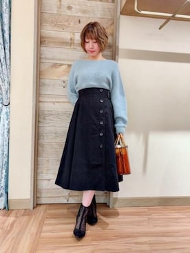 「DEICY（デイシー）のアイテム」を使った、DEICYさん（レディース・160cm）の冬コーディネート