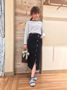 「LEE」｜DEICYさん（レディース・160cm）の冬コーディネート