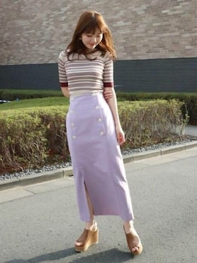 「DEICY（デイシー）のアイテム」を使った、DEICYさん（レディース・161cm）の春コーディネート