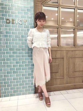 「DEICY（デイシー）のアイテム」を使った、DEICYさん（レディース・160cm）の春コーディネート