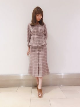 「DEICY（デイシー）のアイテム」を使った、DEICYさん（レディース・156cm）の春コーディネート