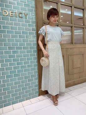 「DEICY（デイシー）のアイテム」を使った、DEICYさん（レディース・160cm）の春コーディネート
